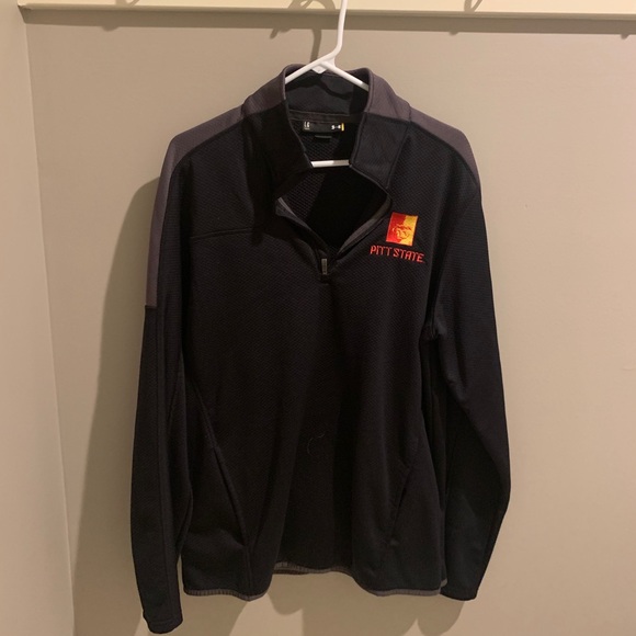 1/4 zip quilted pullover - Picture 1 of 2